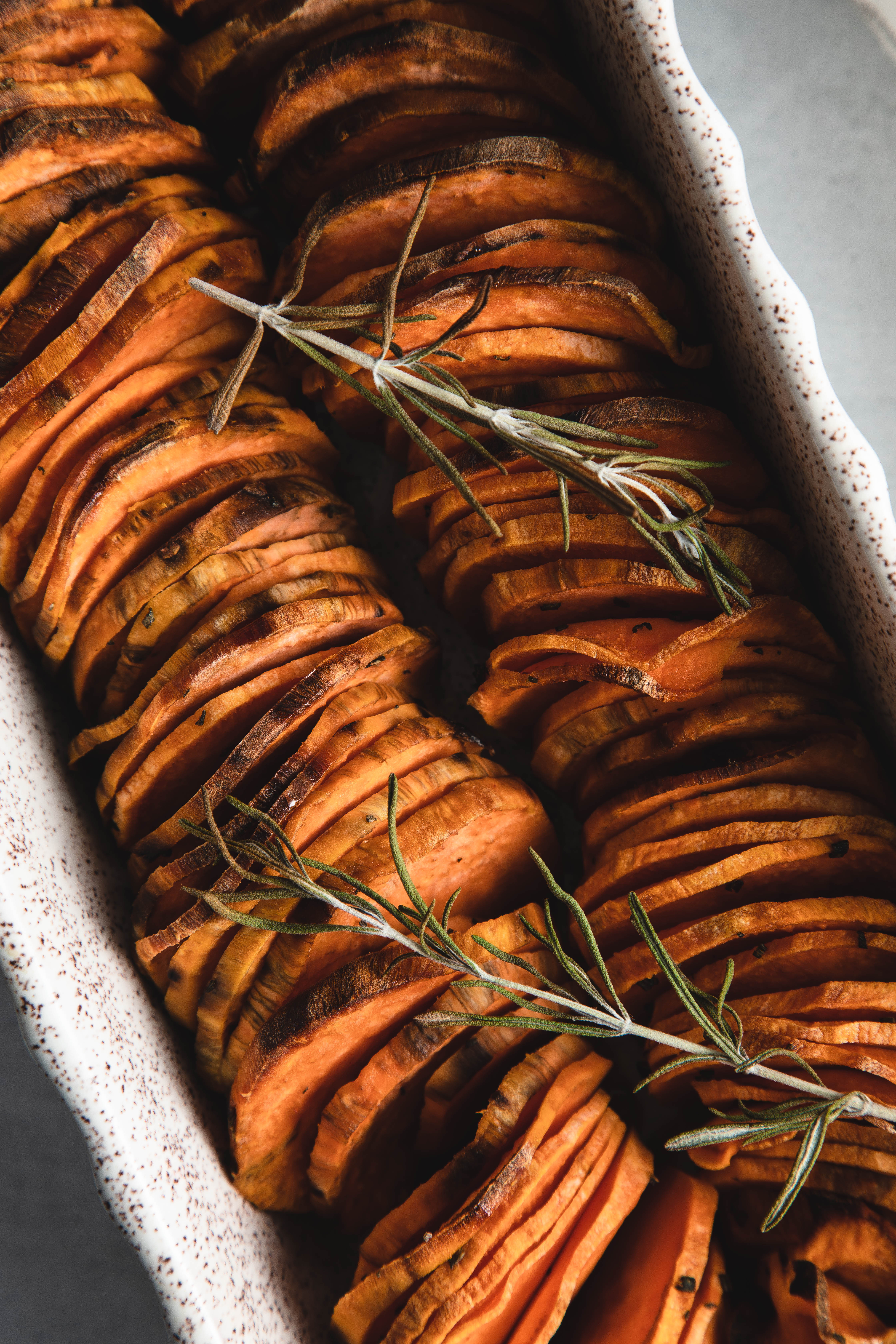 Shingled Sweet Potato Recipes by Cashmere & Cocktails