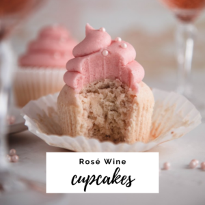 Rose Wine Cupcakes Recipe by Cashmere and Cocktails