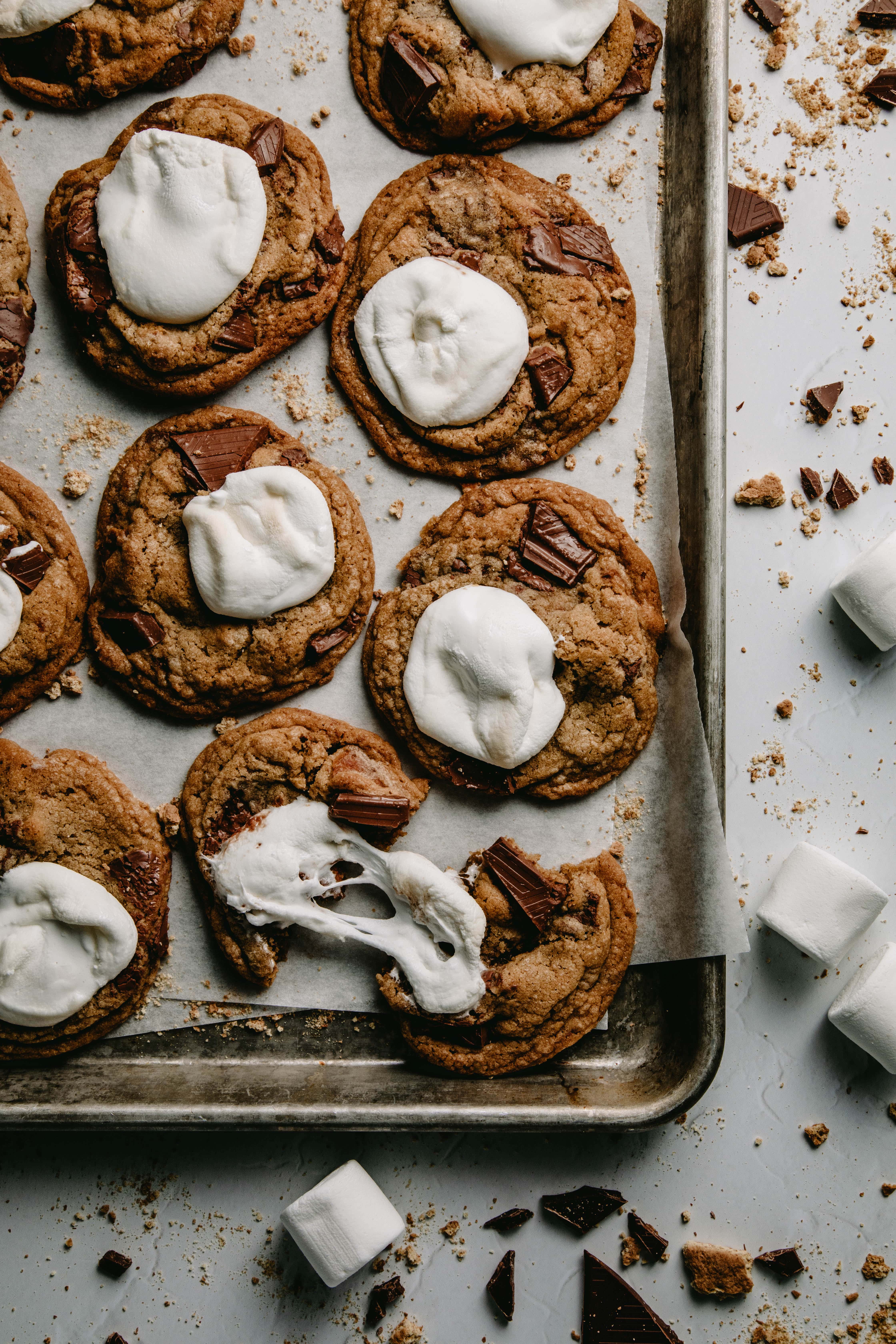 Brown Butter S'mores Cookies by Cashmere & Cocktails